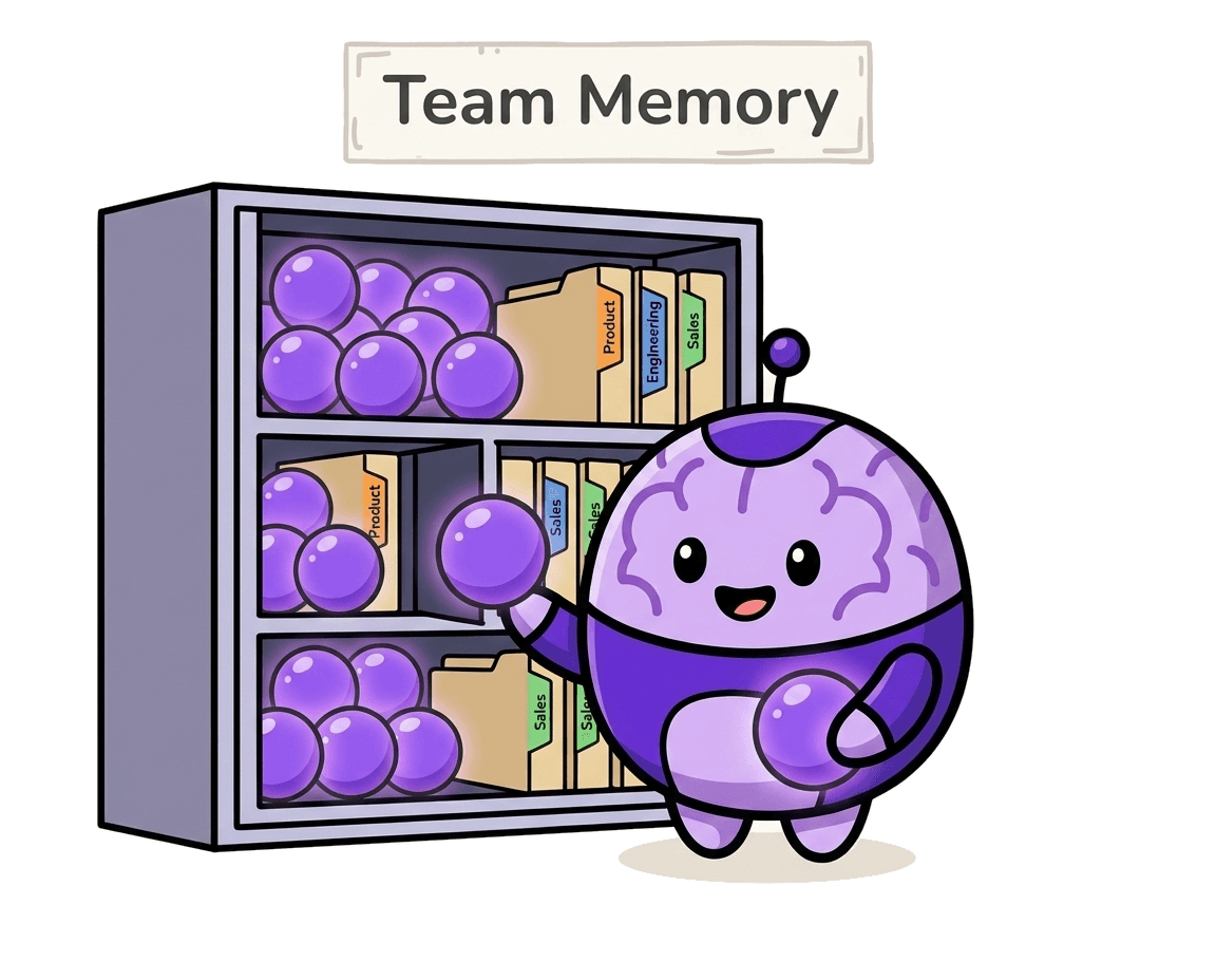 Memory Browser — view, edit, and delete your team's shared memories